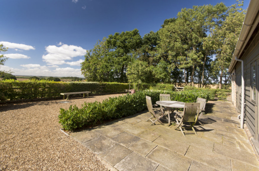 Garden, Alice Cottage, Nene Valley Holiday Cottages, Northamptonshire Garden